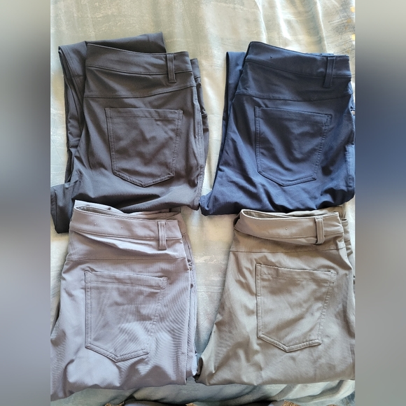 (6) Men's Lululemon Pants Size 32 & 31